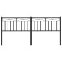 Cabecero de metal negro 180 cm de , Cabeceros y pies de cama - Ref: Foro24-373727, Precio: 32,88 €, Descuento: %