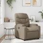 Sillón reclinable de cuero sintético color capuchino de , Sillones - Ref: Foro24-372471, Precio: 229,37 €, Descuento: %