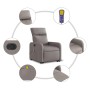 Sillón de masaje eléctrico reclinable elevable tela taupé en Sillones | Comprar online en Foru.es