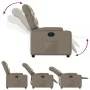 Sillón reclinable de cuero sintético color capuchino de , Sillones - Ref: Foro24-372471, Precio: 229,37 €, Descuento: %