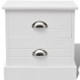 Mesita de noche francesa blanco de vidaXL, Mesitas de noche - Ref: Foro24-242886, Precio: 59,52 €, Descuento: %