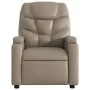 Sillón de masaje reclinable cuero sintético color capuchino de , Sillones - Ref: Foro24-372478, Precio: 234,80 €, Descuento: %