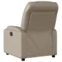 Sillón de masaje reclinable cuero sintético color capuchino de , Sillones - Ref: Foro24-372478, Precio: 234,80 €, Descuento: %
