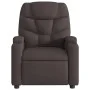 Sillón reclinable de tela marrón oscuro de , Sillones - Ref: Foro24-372446, Precio: 196,85 €, Descuento: %