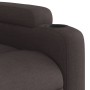 Sillón reclinable de tela marrón oscuro de , Sillones - Ref: Foro24-372446, Precio: 200,58 €, Descuento: %