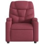Sillón reclinable de tela rojo tinto de , Sillones - Ref: Foro24-372444, Precio: 249,30 €, Descuento: %
