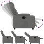 Sillón reclinable de tela gris oscuro de , Sillones - Ref: Foro24-372404, Precio: 253,68 €, Descuento: %