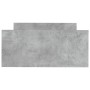 Estructura de cama madera de ingeniería gris hormigón 100x200cm de , Camas y somieres - Ref: Foro24-835935, Precio: 78,42 €, ...