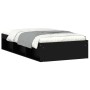 Estructura de cama negra 100x200 cm de , Camas y somieres - Ref: Foro24-3203832, Precio: 122,43 €, Descuento: %