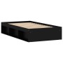 Estructura de cama negra 100x200 cm de , Camas y somieres - Ref: Foro24-3203832, Precio: 122,43 €, Descuento: %
