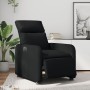 Sillón reclinable eléctrico de cuero sintético negro en Sillones | Comprar online en Foru.es