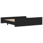 Estructura de cama con cabecero piecero negro 200x200cm de , Camas y somieres - Ref: Foro24-3203734, Precio: 149,48 €, Descue...