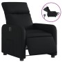 Sillón reclinable eléctrico de cuero sintético negro en Sillones | Comprar online en Foru.es