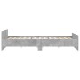 Estructura de cama con cabecero piecero gris hormigón 200x200cm de , Camas y somieres - Ref: Foro24-3203736, Precio: 132,46 €...