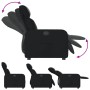 Sillón reclinable eléctrico de cuero sintético negro en Sillones | Comprar online en Foru.es