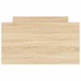 Estructura de cama con cabecero piecero roble Sonoma 90x200 cm de , Camas y somieres - Ref: Foro24-3203805, Precio: 148,62 €,...