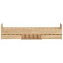 Estructura de cama con cabecero piecero roble Sonoma 90x200 cm de , Camas y somieres - Ref: Foro24-3203805, Precio: 148,62 €,...