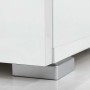 Juego de muebles de salón 5 piezas con iluminación LED blanco de vidaXL, Muebles TV - Ref: Foro24-243863, Precio: 393,47 €, D...
