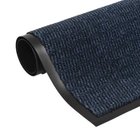 Alfombra de entrada rectangular de nudo 40x60 cm azul de vidaXL, Felpudos - Ref: Foro24-132705, Precio: 12,43 €, Descuento: %