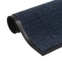 Alfombra de entrada rectangular de nudo 40x60 cm azul de vidaXL, Felpudos - Ref: Foro24-132705, Precio: 12,62 €, Descuento: %