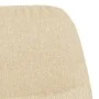 Silla mecedora con reposapiés tela blanco crema de vidaXL, Mecedoras - Ref: Foro24-3097403, Precio: 149,54 €, Descuento: %