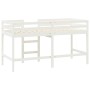 Cama alta de niños escalera madera maciza pino blanco 80x200 cm de vidaXL, Camas y somieres - Ref: Foro24-835887, Precio: 143...