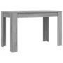 Gray Sonoma engineered wood dining table 120x60x76 cm by vidaXL, Kitchen and dining tables - Ref: Foro24-838190, Price: 72,99...