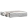 Estructura de cama gris Sonoma 180x200 cm de vidaXL, Camas y somieres - Ref: Foro24-3203885, Precio: 159,59 €, Descuento: %