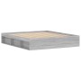 Estructura de cama gris Sonoma 180x200 cm de vidaXL, Camas y somieres - Ref: Foro24-3203885, Precio: 159,59 €, Descuento: %
