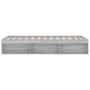 Estructura de cama gris Sonoma 180x200 cm de vidaXL, Camas y somieres - Ref: Foro24-3203885, Precio: 159,59 €, Descuento: %