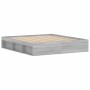 Estructura de cama gris Sonoma 180x200 cm de vidaXL, Camas y somieres - Ref: Foro24-3203885, Precio: 159,59 €, Descuento: %