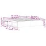Estructura de cama gris Sonoma 180x200 cm de vidaXL, Camas y somieres - Ref: Foro24-3203885, Precio: 157,68 €, Descuento: %