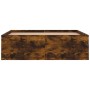 Estructura de cama roble ahumado 120x190 cm de vidaXL, Camas y somieres - Ref: Foro24-3203898, Precio: 148,07 €, Descuento: %