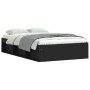 Estructura de cama negra 120x200 cm de vidaXL, Camas y somieres - Ref: Foro24-3203853, Precio: 180,27 €, Descuento: %