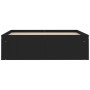 Estructura de cama negra 120x200 cm de vidaXL, Camas y somieres - Ref: Foro24-3203853, Precio: 180,27 €, Descuento: %