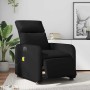 Sillón de masaje reclinable eléctrico cuero sintético negro en Sillones | Comprar online en Foru.es