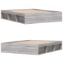 Estructura de cama Sonoma gris 140x200 cm de vidaXL, Camas y somieres - Ref: Foro24-3203864, Precio: 144,39 €, Descuento: %