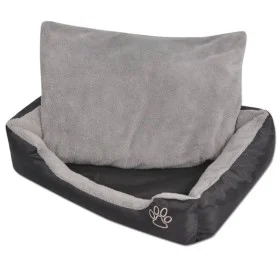 Cama para perro con cojín acolchado Talla L negra de vidaXL, Camas para perros - Ref: Foro24-170421, Precio: 36,68 €, Descuen...