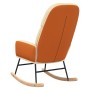 Silla mecedora de tela blanco crema de vidaXL, Mecedoras - Ref: Foro24-341044, Precio: 122,40 €, Descuento: %