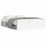 Estructura de cama blanca 160x200 cm de vidaXL, Camas y somieres - Ref: Foro24-3203873, Precio: 166,39 €, Descuento: %