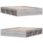 Estructura de cama Sonoma gris 160x200 cm de vidaXL, Camas y somieres - Ref: Foro24-3203878, Precio: 155,63 €, Descuento: %