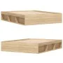 Sonoma oak bed frame 140x190 cm by vidaXL, Beds and slatted bases - Ref: Foro24-3203903, Price: 177,93 €, Discount: %