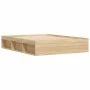 Sonoma oak bed frame 140x190 cm by vidaXL, Beds and slatted bases - Ref: Foro24-3203903, Price: 177,93 €, Discount: %