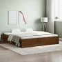 Estructura de cama marrón roble 180x200 cm de vidaXL, Camas y somieres - Ref: Foro24-3203886, Precio: 158,84 €, Descuento: %