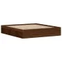 Estructura de cama marrón roble 180x200 cm de vidaXL, Camas y somieres - Ref: Foro24-3203886, Precio: 158,84 €, Descuento: %