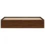 Estructura de cama marrón roble 180x200 cm de vidaXL, Camas y somieres - Ref: Foro24-3203886, Precio: 158,84 €, Descuento: %