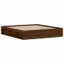 Estructura de cama marrón roble 180x200 cm de vidaXL, Camas y somieres - Ref: Foro24-3203886, Precio: 158,84 €, Descuento: %