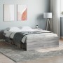 Estructura de cama gris Sonoma 120x190 cm de vidaXL, Camas y somieres - Ref: Foro24-3203899, Precio: 162,79 €, Descuento: %
