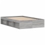 Estructura de cama gris Sonoma 120x190 cm de vidaXL, Camas y somieres - Ref: Foro24-3203899, Precio: 162,79 €, Descuento: %