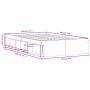 Estructura de cama gris Sonoma 120x190 cm de vidaXL, Camas y somieres - Ref: Foro24-3203899, Precio: 162,79 €, Descuento: %